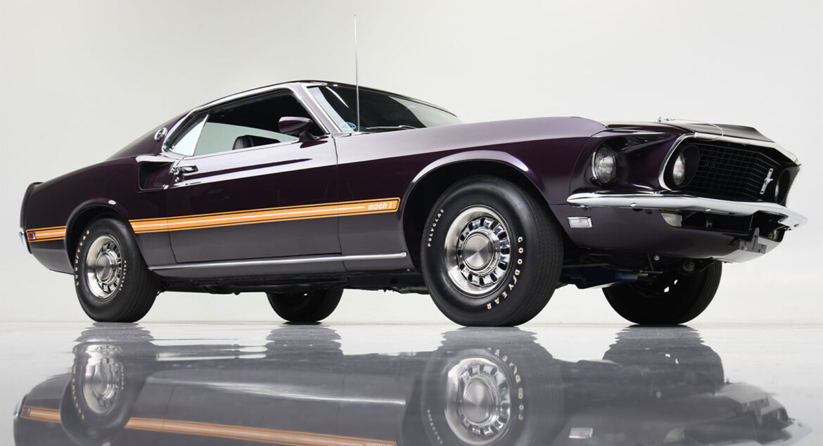 This 1969 Ford Mustang Mach 1 is Restored with Original 428 V8 engine
