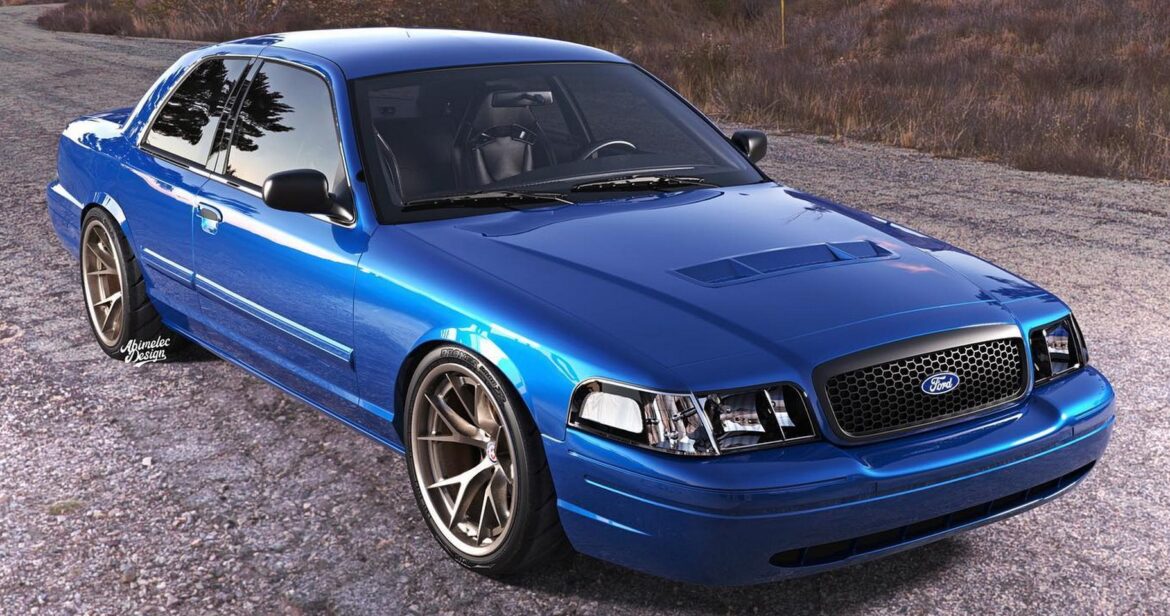 This Ford Crown Victoria Coupe V8 Design is One of a Kind