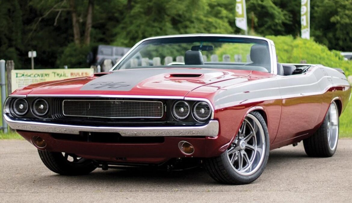 A 1970 Dodge Challenger Convertible with 6.2L HEMI V8