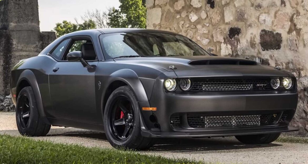 This is SpeedKore’s 1400 hp Dodge Demon with Twin Turbos and Carbon Fiber Body