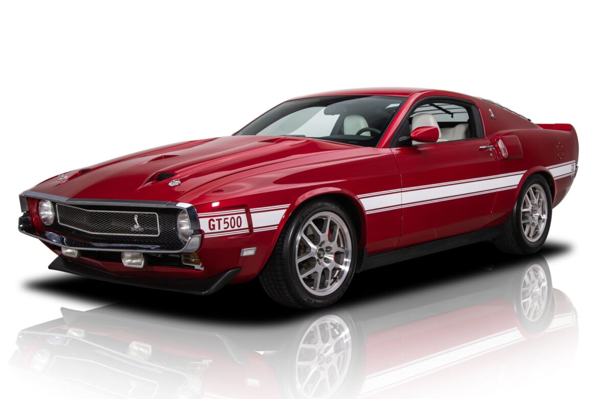 This 1969 Shelby GT500 is a 2008 Ford Mustang GT in Disguise by Retrobuilt
