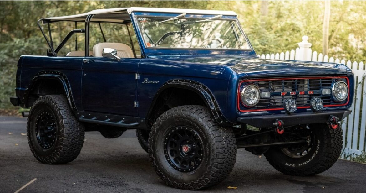 This 1970 Ford Bronco Restomod was Owned by F1 Champion Jenson Button