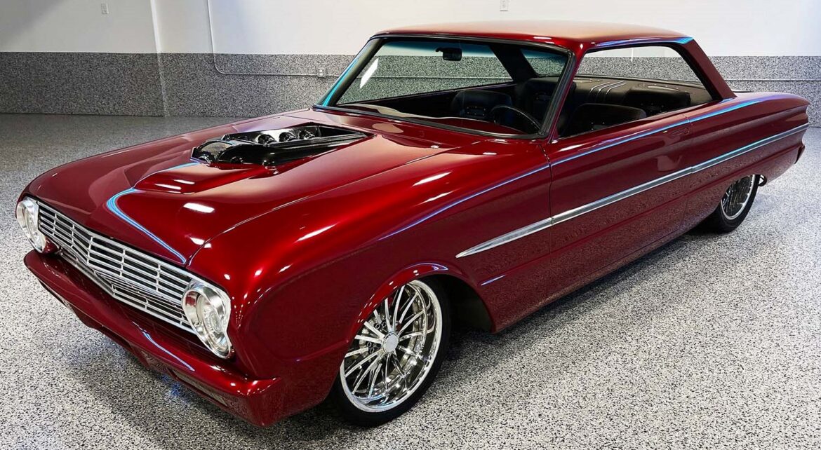 A 1963 Ford Falcon Restomod with 430hp 5.0L Coyote V8