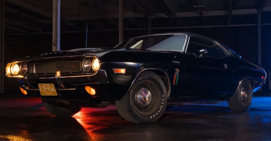 This Rare “Black Ghost” 1970 Dodge Challenger was Sold for More than $1 Million